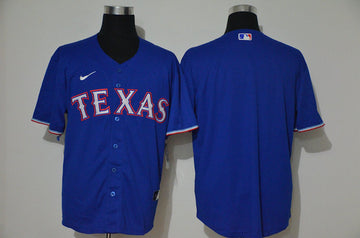 Custom Texas Rangers royal jersey