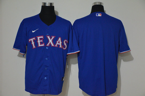Custom Texas Rangers royal jersey