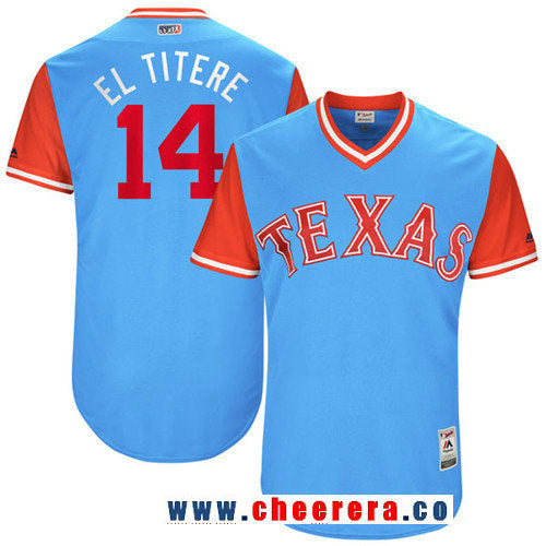 Carlos Gomez Texas Rangers blue jersey