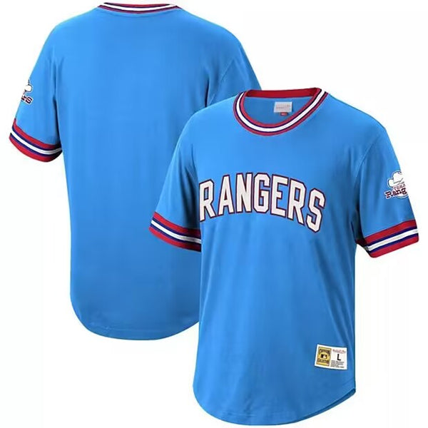 Texas Rangers blue jersey