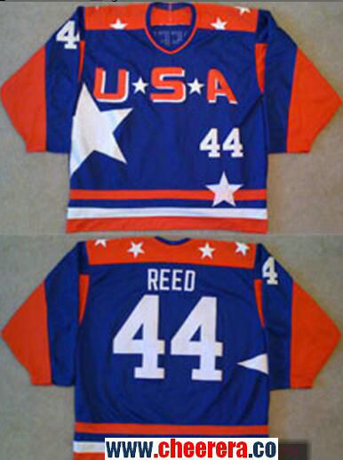 The Movie The Mighty Fulton Reed Anaheim Ducks blue jersey