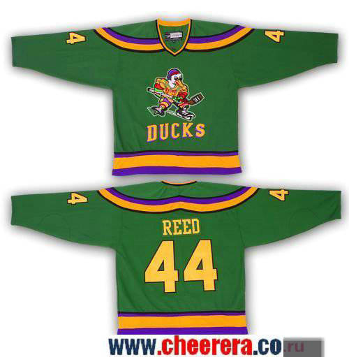 The Movie The Mighty Fulton Reed Anaheim Ducks green jersey
