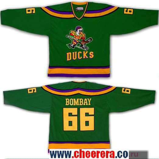 The Movie The Mighty Gordon Bombay Anaheim Ducks green jersey
