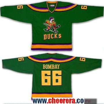 The Movie The Mighty Gordon Bombay Anaheim Ducks green jersey