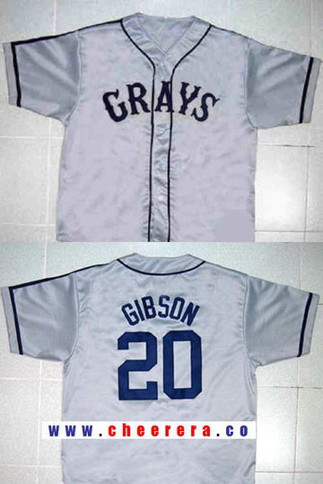 Movie USA Negro Leagues Nlbm Homestead Grays The Movie USA Negro Leagues gray jersey