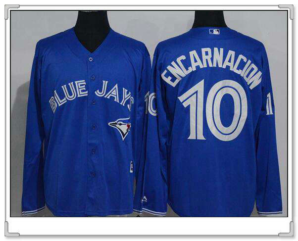 Edwin Encarnacion Toronto Blue Jays blue jersey