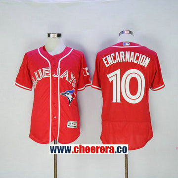 Edwin Encarnacion Toronto Blue Jays red jersey