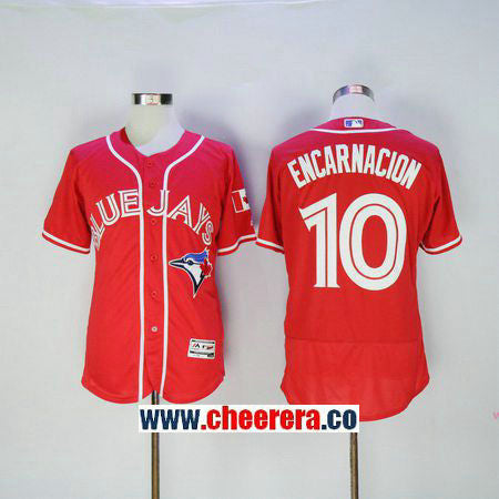 Edwin Encarnacion Toronto Blue Jays red jersey