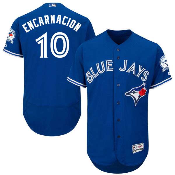Edwin Encarnacion Toronto Blue Jays royal jersey