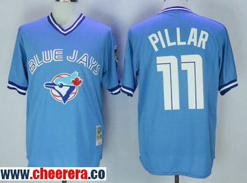 Kevin Pillar Toronto Blue Jays blue Throwback jersey