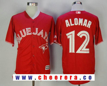 Roberto Alomar Toronto Blue Jays red jersey