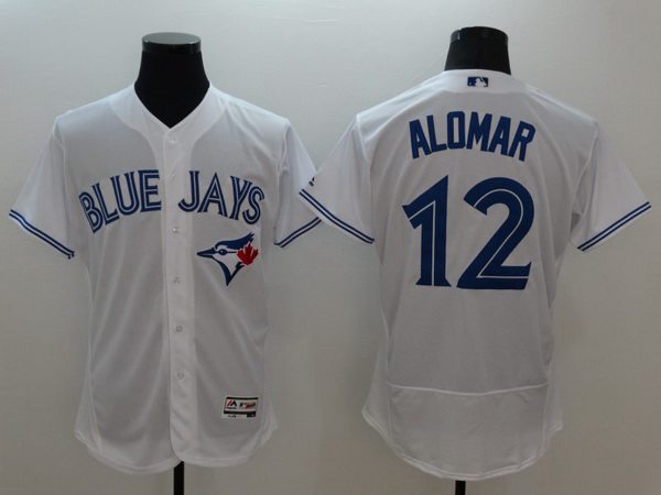 Roberto Alomar Toronto Blue Jays white jersey