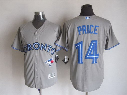 David Price Toronto Blue Jays gray Away jersey
