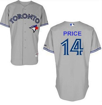 David Price Toronto Blue Jays gray Away jersey