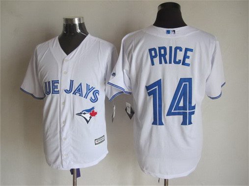 David Price Toronto Blue Jays white Home jersey