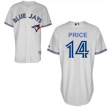 David Price Toronto Blue Jays white Home jersey