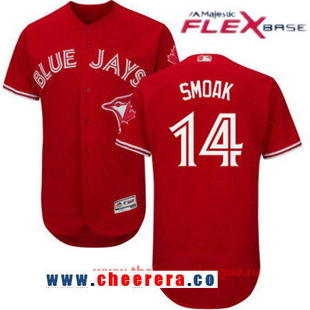 Justin Smoak Toronto Blue Jays red jersey