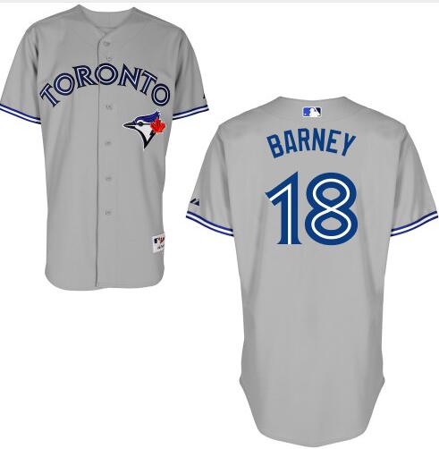 Darwin Barney Toronto Blue Jays gray Road jersey