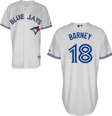 Darwin Barney Toronto Blue Jays white Home jersey