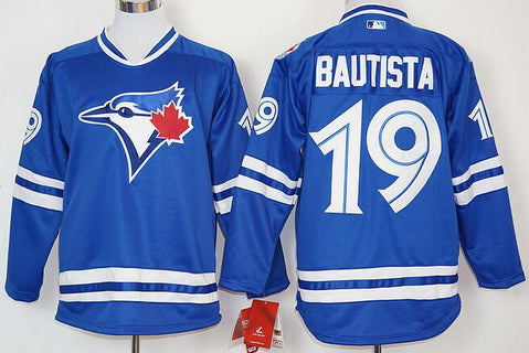 Jose Bautista Toronto Blue Jays blue Alternate jersey