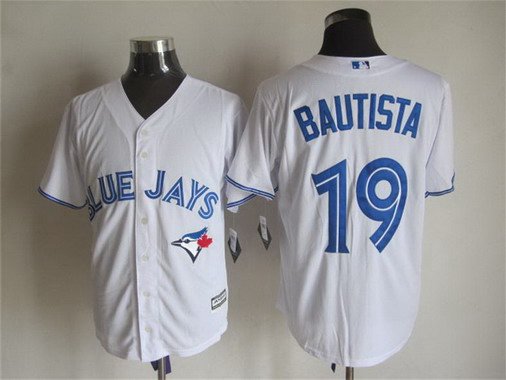 Jose Bautista Toronto Blue Jays white Home jersey