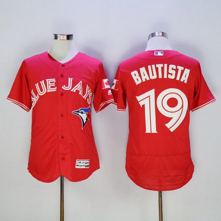 Jose Bautista Toronto Blue Jays red jersey