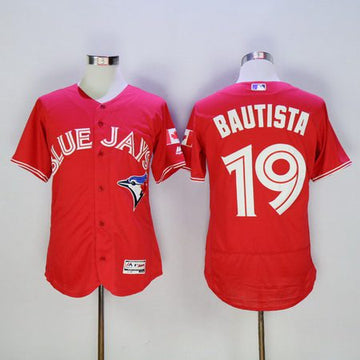 Jose Bautista Toronto Blue Jays red jersey