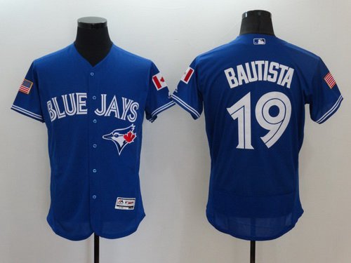 Jose Bautista Toronto Blue Jays royal Fashion jersey