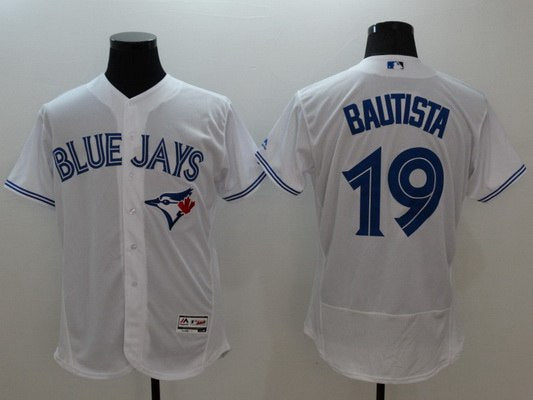 Jose Bautista Toronto Blue Jays white jersey