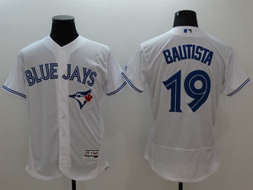Jose Bautista Toronto Blue Jays white jersey