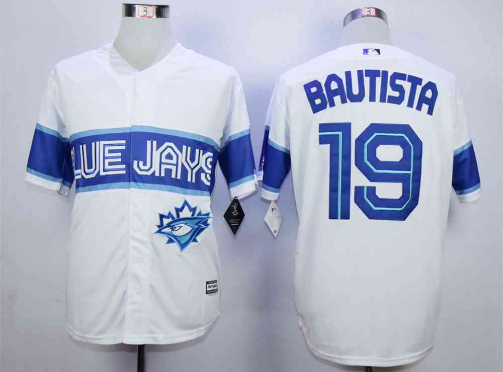 Jose Bautista Toronto Blue Jays white jersey