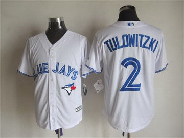 Troy Tulowitzki Toronto Blue Jays white Home jersey