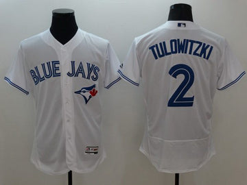Troy Tulowitzki Toronto Blue Jays white jersey