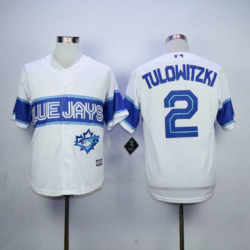 Troy Tulowitzki Toronto Blue Jays white jersey
