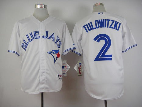 Troy TulowitzkiHome Toronto Blue Jays white jersey