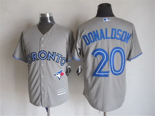 Josh Donaldson Toronto Blue Jays gray Away jersey