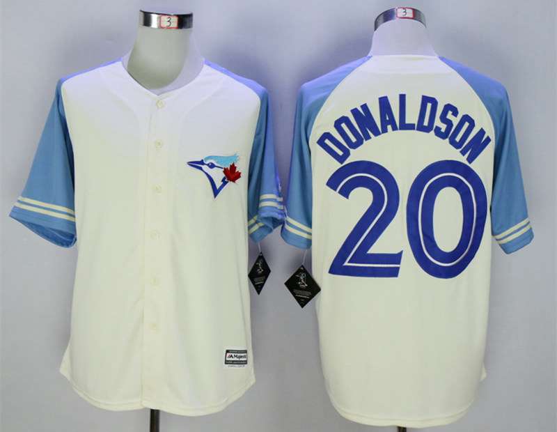 Josh Donaldson Toronto Blue Jays cream jersey