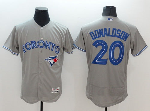 Josh Donaldson Toronto Blue Jays gray Road jersey