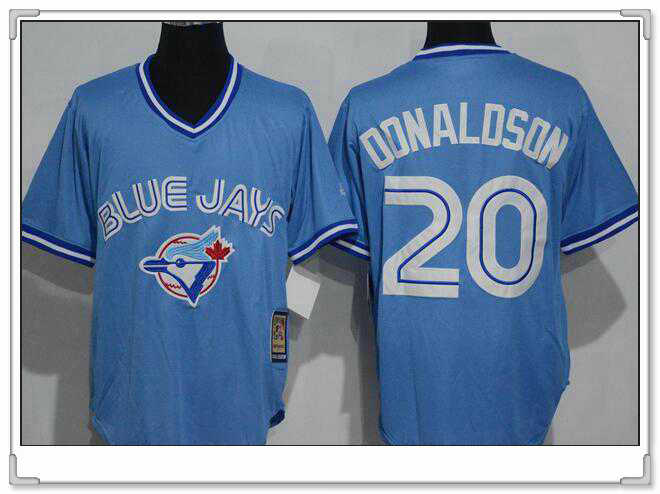 Josh Donaldson Toronto Blue Jays blue Cooperstown jersey