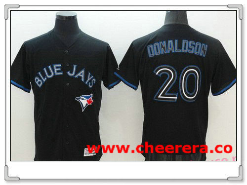 Josh Donaldson Toronto Blue Jays black Fashion jersey