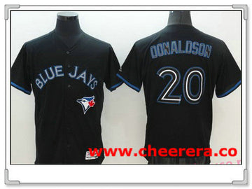 Josh Donaldson Toronto Blue Jays black Fashion jersey
