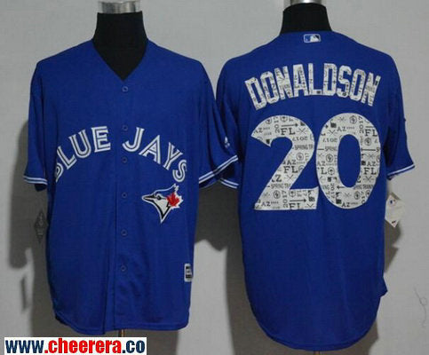 Josh Donaldson Toronto Blue Jays royal jersey