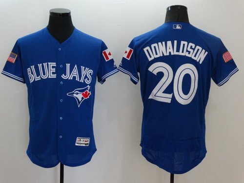 Josh Donaldson Toronto Blue Jays royal Fashion jersey