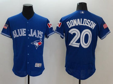 Josh Donaldson Toronto Blue Jays royal Fashion jersey