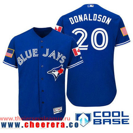 Josh Donaldson Toronto Blue Jays royal Fashion jersey