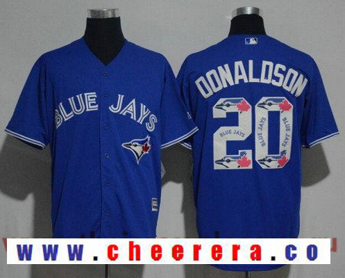 Josh Donaldson Toronto Blue Jays royal jersey
