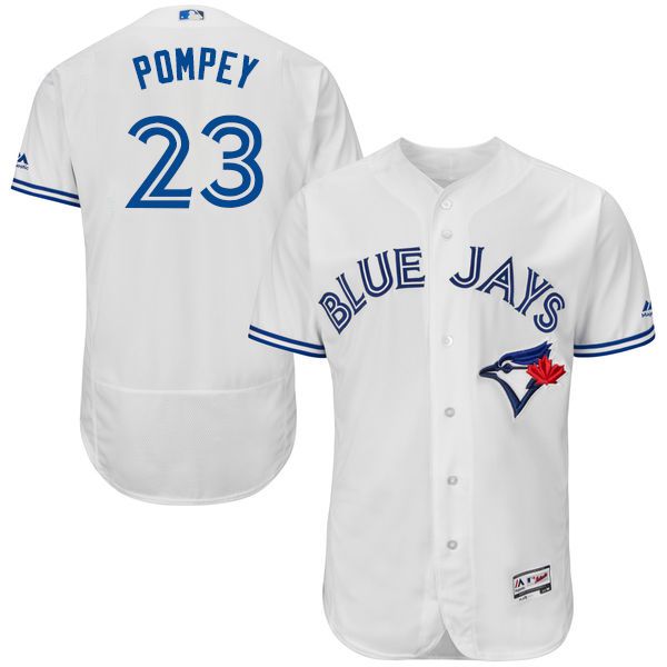 Dalton Pompey Toronto Blue Jays white Home jersey