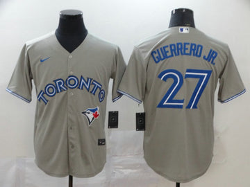 Vladimir Guerrero Jr Toronto Blue Jays gray jersey