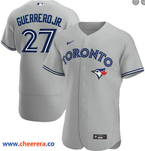 Vladimir Guerrero Jr Toronto Blue Jays gray jersey