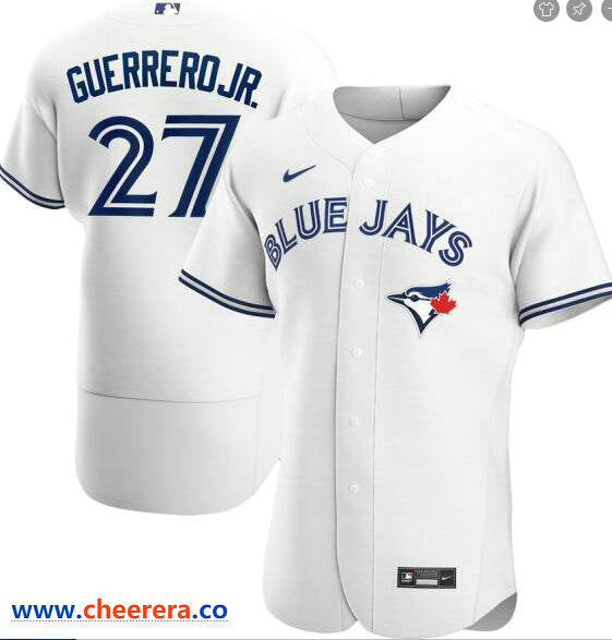 Vladimir Guerrero Jr Toronto Blue Jays white jersey